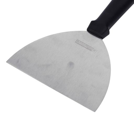 display image 6 for product Kitchen Scraper, Stainless Steel Scraper, RF9872 | Multi-Purpose Slanted Blade Cutter with Ergonomic Long Handle | Food Scraper Ideal for Slice, Chop, Mince, & Scoop