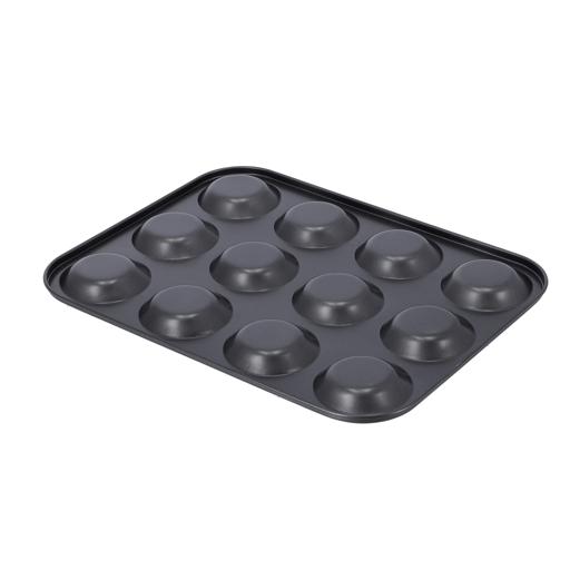 1pc Brownie Pan, Mini Square Muffin Pan Black Tin Nonstick 12 Cavities  Small Cupcake Pan Individual Brownie Mold for Baking Brownie Muffin Cupcake