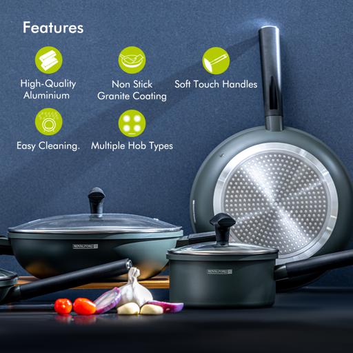 Granite Cookware Set Non Stick Frying Pan Aluminum Cooking Pots and Pans  Set Household Utensils Marble Cookware Set - China Aluminum Non-Stick Pan  and Cookware Aluminum High Wall Frypan price
