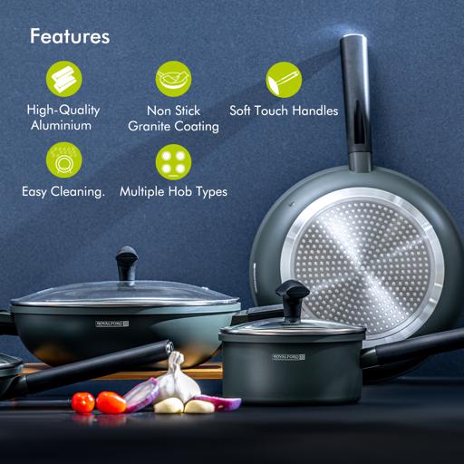 kitchen 7pcs non stick cookware set