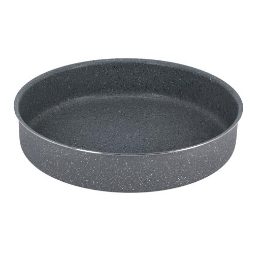 Round cake discount pan with slider