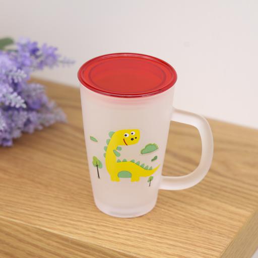 400ml Coffee Cup Glass Mug Cups With Lids and Straws Leak-proof Teacup Heat  Resistant Milk Water Mugs Office Travel Tableware - AliExpress