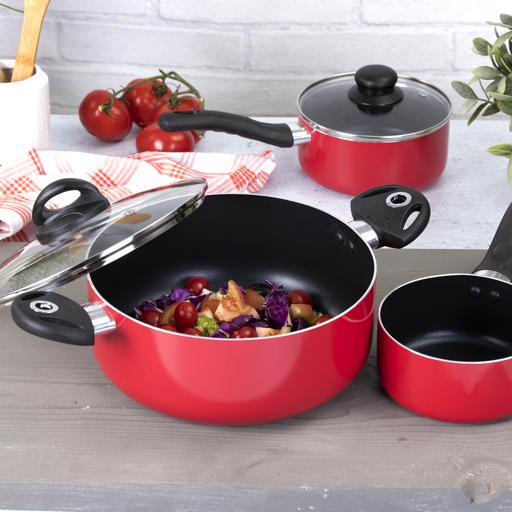 Buy Royalford 10 Pcs Aluminum NonStick Cookware Set Scratch