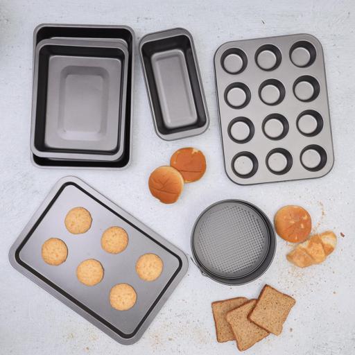 Royalford RF8795 Small Non-Stick Baking Tray, 41.5X32X1.6Cm, 0.5Mm, Cookie Baking  Tray, Non-Stick Baking Pan