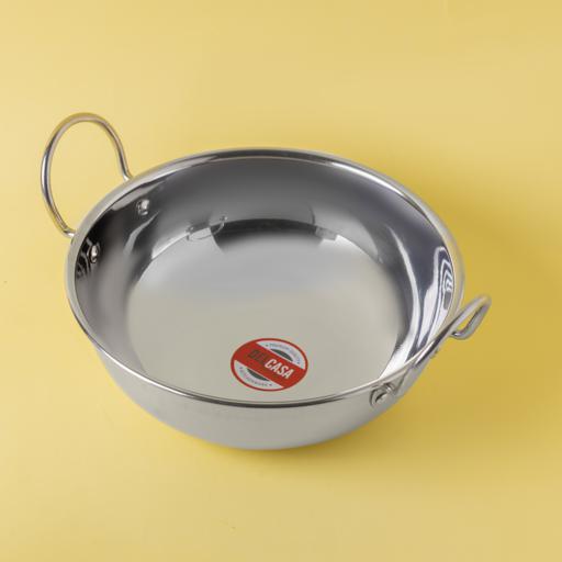 Heavy Duty Big Stainless Steel Kadai