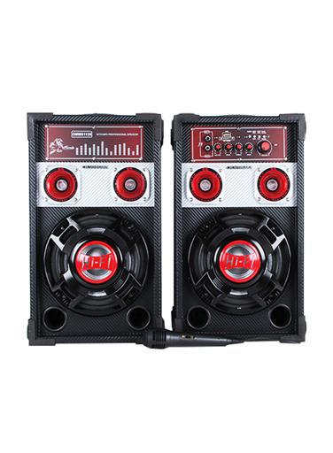 display image 0 for product Olsenmark Professional Speaker System, 2.0 Ch With Usb, Sd, Fm & Mic - Master Volume/Bass/Treble/Mic