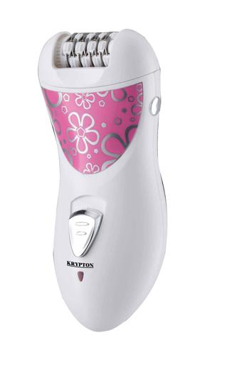 display image 4 for product Krypton 600Mah Hair Removal Ladies Epilator 2 In 1 Cordless Rechargeable Shaver With Shaving Head