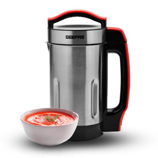 display image 2 for product Geepas 950W Multifunctional Electric Soup Maker - Stainless Steel Jug, 1.6L Capacity, 4 Settings