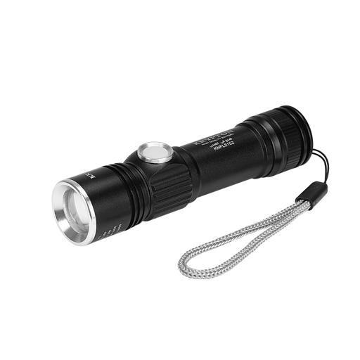 Krypton Rechargeable LED Flashlight - High Power Flashlight Super Bright - Torch Light - Built-in Battery - Powerful Torch for Camping Hiking Trekking Outdoor