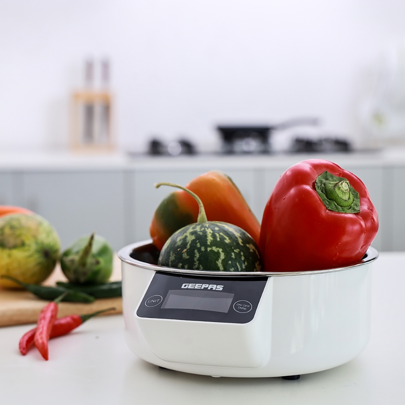 Buy Geepas Digital Kitchen Scale - Kitchen Food Scale Lcd Screen With Backlight And Multifunction Online in UAE - Wigme